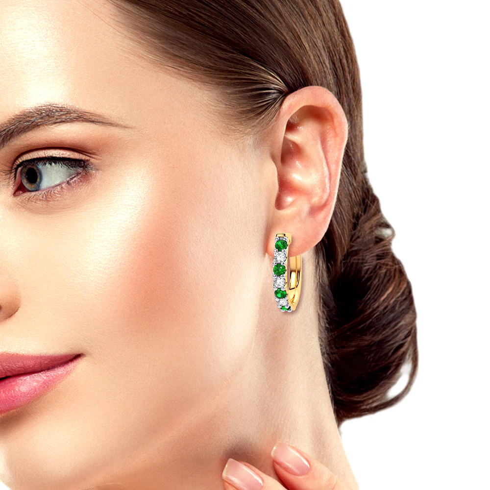 14K 0.40CT Diamond Earring - Image 3