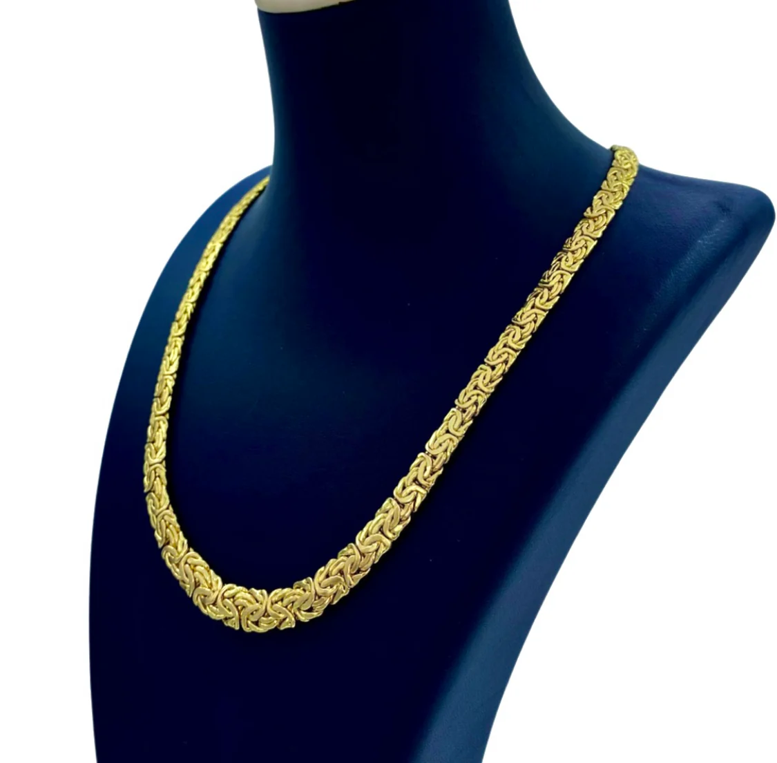 Women's Byzantine Necklace In 14K Fancy Italian Yellow Gold - Image 5
