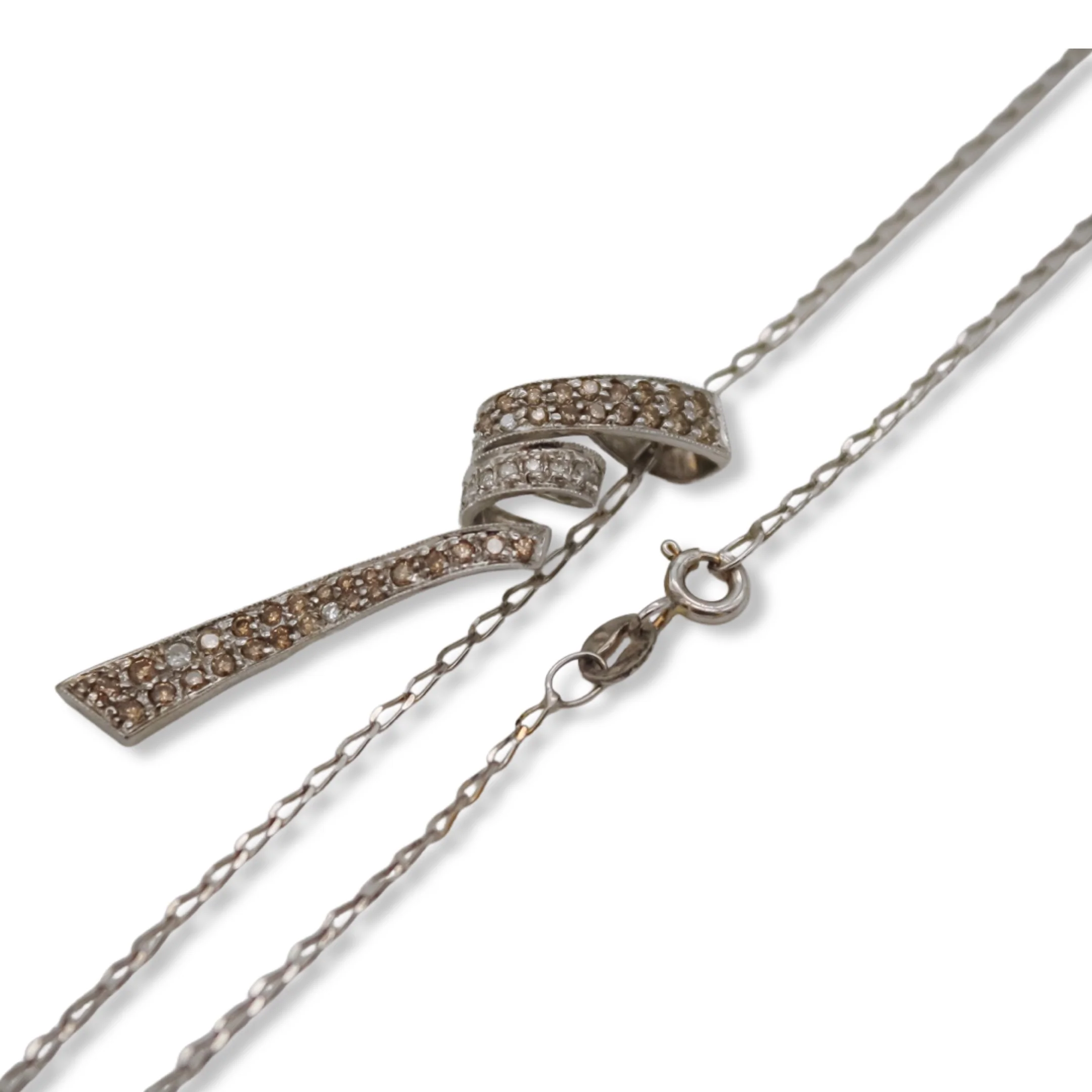 Women’s Charm Necklace with Multi-Color Stones - Image 3