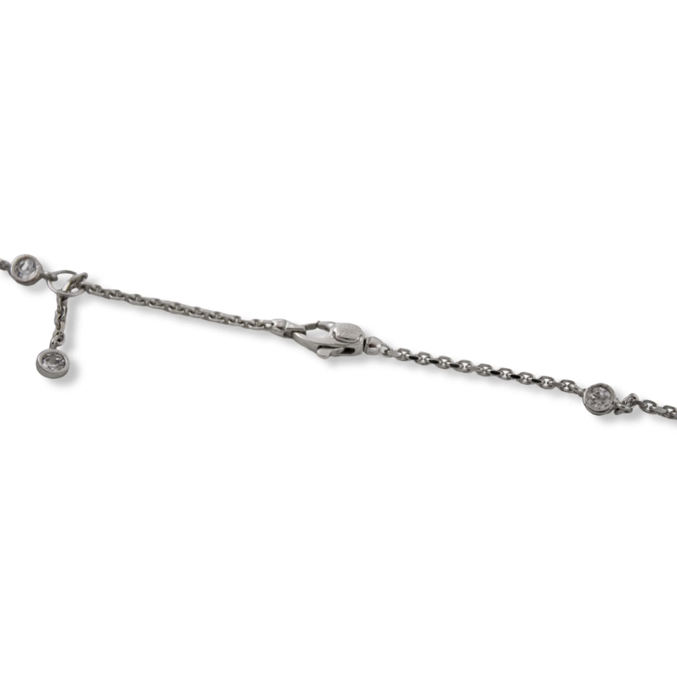 Women’s Pearl Necklace In 18K White Gold - Image 3